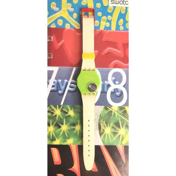 Swatch watch ALIEN BABY GG175 1998 Standard Gents Designed by Peter Marco - Picture 6 of 8
